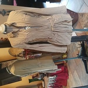 Daytrip Stripped Button Down Top